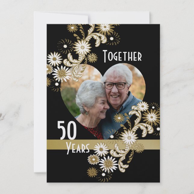 Invitación Danzas de baile 50 años (Anverso)