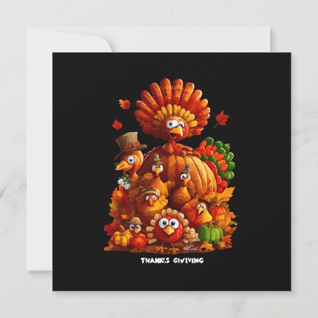 Invitación Dar Gracias y Compartir Amor (Reverso)