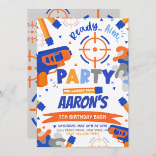 Invitación Dart Fiesta Cumpleaños