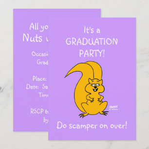 Invitación Daughs invitan a divertida fiesta de graduación en
