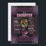 Invitación Daughter Gift | Carta A Mi Hija De Mamá<br><div class="desc">Daughter Gift | A Mi Hija Nunca Olvidé Que Te Amo De Mamá</div>