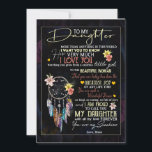 Invitación Daughter Lovers | A Mi Hija La Mamá De Amor<br><div class="desc">Daughter Lovers | Para Mi Hija Te Amo Mucho Mamá</div>