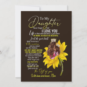 Invitación Daughter Lovers   A Mi Hija La Mamá De Amor