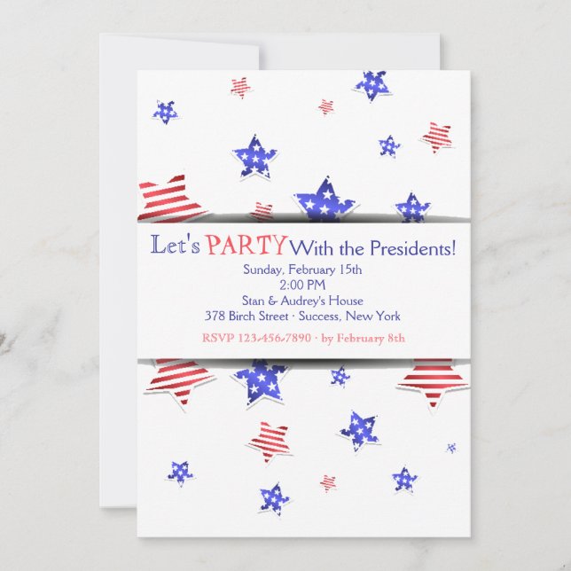 Invitación Day Stars Invitation de presidente (Anverso)