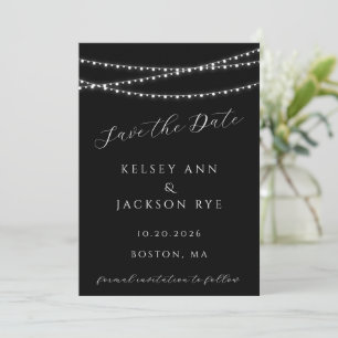 Invitación Dazzle Me Moda Wedding Save the Date