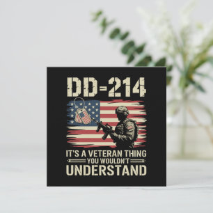 Invitación DD-214 Es Una Cosa De Veterano Que No Entenderías