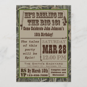 Invitación de 16 años de pesca con Camo