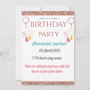 invitación de 222 cumpleaños
