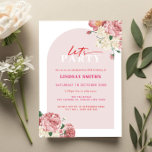 Invitación de 30 años a Floral Peonies y Rosas<br><div class="desc">Diseñada para coordinar con nuestra Colección de Rosas de Peony, esta invitación a la fiesta de cumpleaños número 30 incluye hermosos ramos de rosa y peones con texto clásico. Los colores vivos de los rosas hacen que la invitación sea atractiva y única. Para una personalización más avanzada de este diseño,...</div>