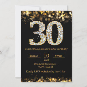 Invitación de 30 años al oro negro