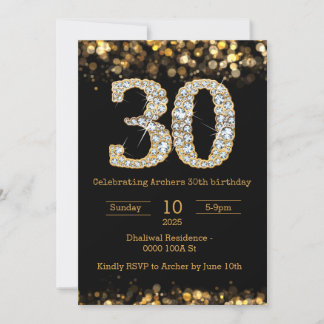 Invitación de 30 años al oro negro