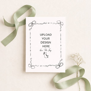 invitación de 5 x 7"