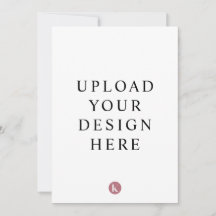 Invitación de 5" x 7"