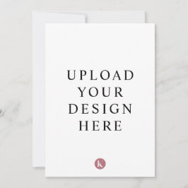 Invitación de 5" x 7"