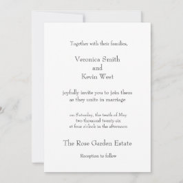 Invitación de 5 X 7 de plantilla