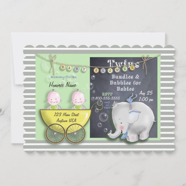 Invitación de 5x7 (Anverso)