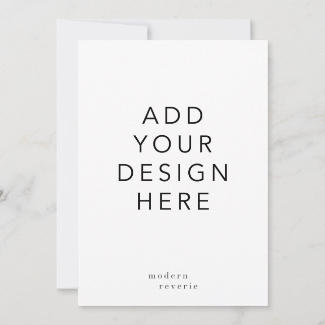 Invitación de 5x7" (Reverso)