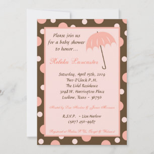 Invitación de 5x7 - Invitación de Baby Shower a pa