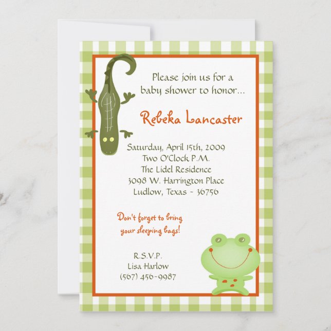 Invitación de 5x7 - Invitación de cumpleaños de lo (Anverso)