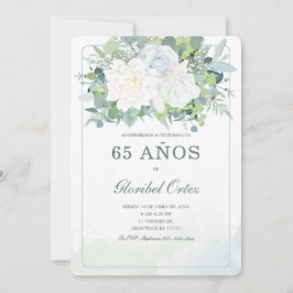 Invitación de 65 Años Mujer