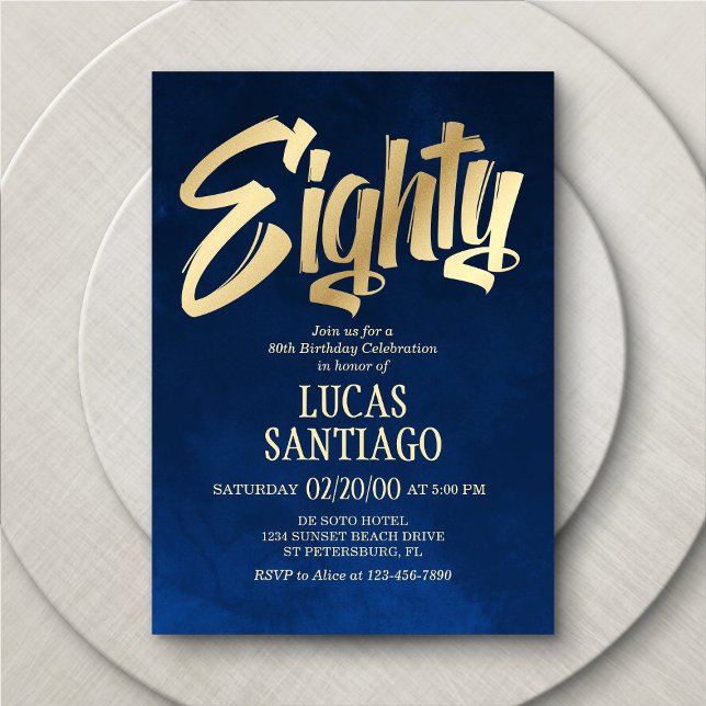 Invitación de 80 años a la Marina de Guerra mascul (Subido por el creador)