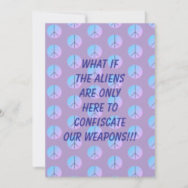 Invitación de Abducción Alien de Arma