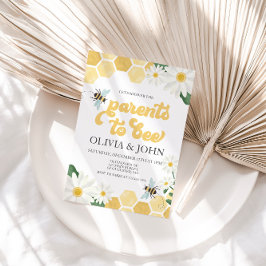 Invitación de abeja de bumblebee para ducha de beb