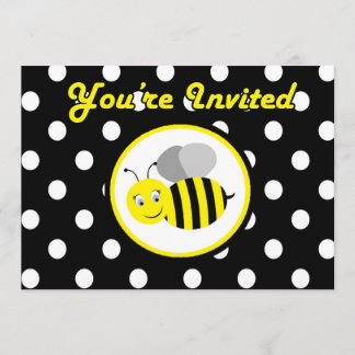 Invitación de abejorro - Amarillo / Negro