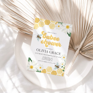 Invitación de abejorro Baby Shower Little Honey Be