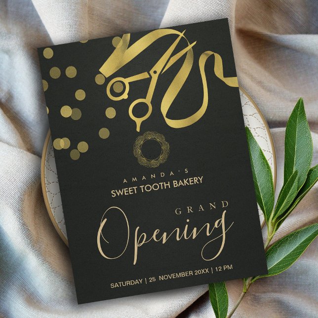 INVITACIÓN DE ABRIR GRANDES RIBONES DE ORO NEGRO (Subido por el creador)