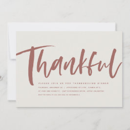 Invitación de Acción de Gracias a Campaña de Guión