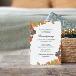 Invitación de Acción de Gracias entre Amigos