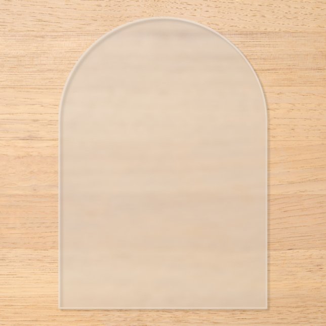 Invitación de acrílico (Anverso)