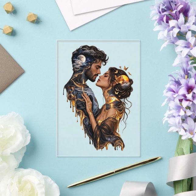 Invitación de acrílico (Insitu (Boda))