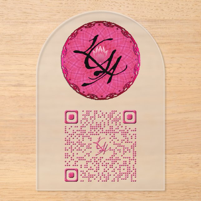 Invitación de acrílico (Anverso)