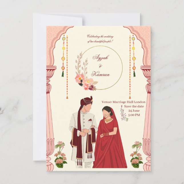 Invitación de acrílico (Anverso)