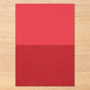 Invitación de acrílico roja tomate de ruido inferi