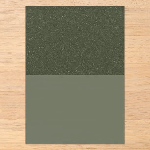 Invitación de acrílico verde musgo con brillo – Pe