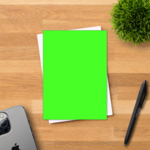 Invitación de acrílico verde neón – Personalizable