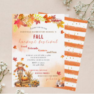 Invitación de Acuarela del Festival de Otoño de Ca