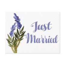 Invitación de Acuarela Floral Púrpura Lavanda para