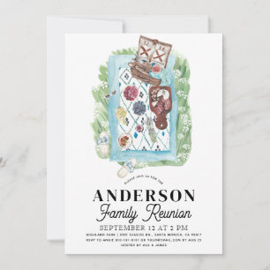 Invitación de Acuarela para Picnic de Reunión Fami