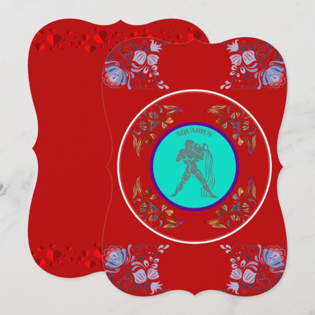 Invitación de Acuario (Anverso / Reverso)