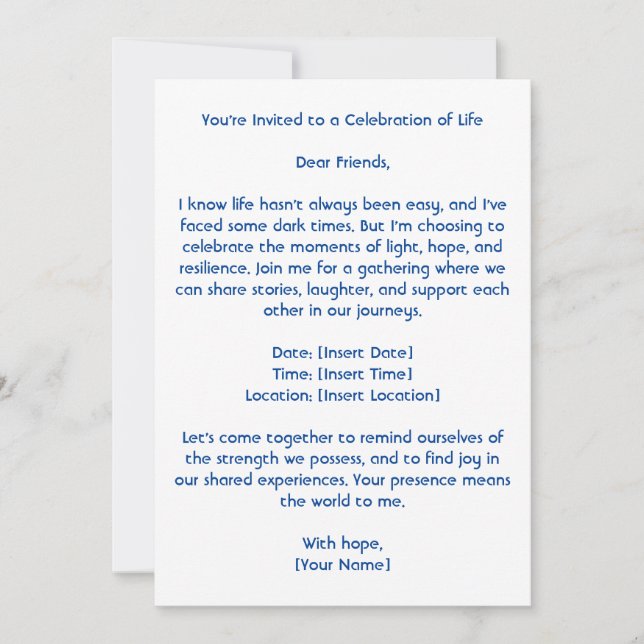 invitación de adicto (Anverso)