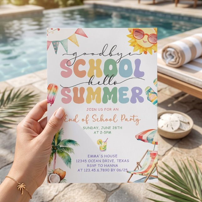 Invitación de Adiós Escuela Hola Verano (Subido por el creador)