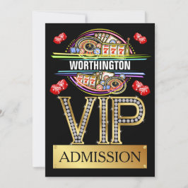 Invitación de admisión VIP de CASINO