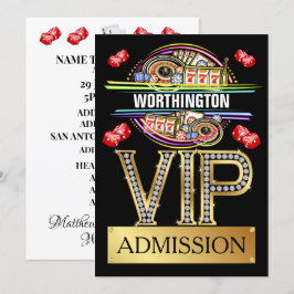 Invitación de admisión VIP de CASINO