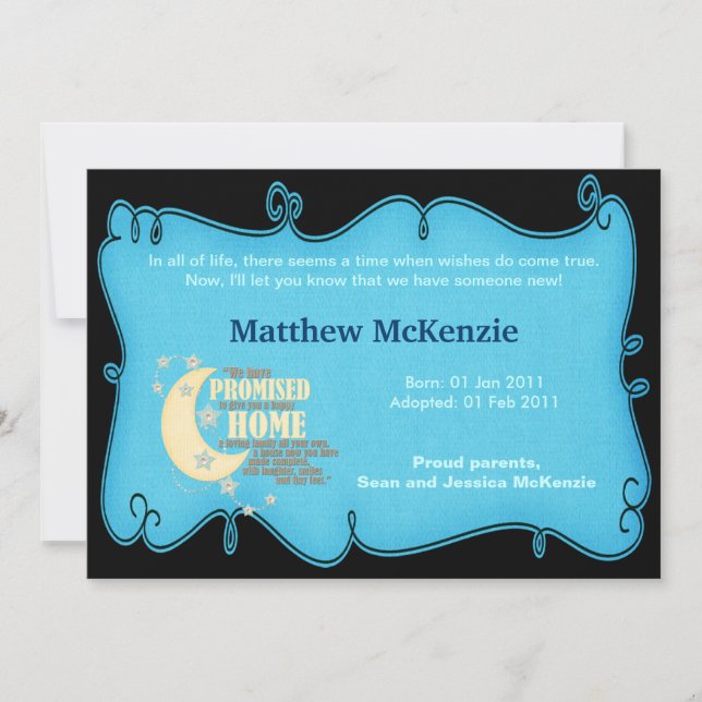 Invitación de adopción (Anverso)