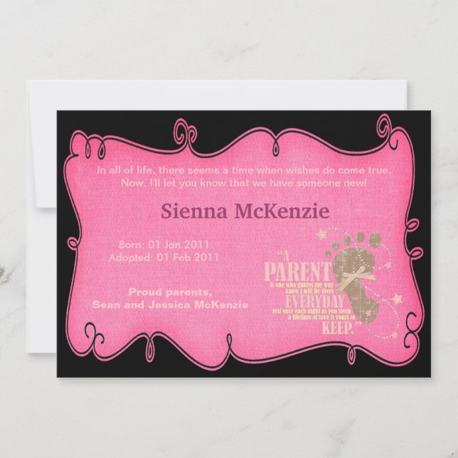 Invitación de adopción (Anverso)