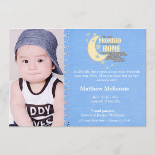 Invitación de Adopción Boy